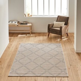 LA REDOUTE INTERIEURS ALEXANE INDOOR / OUTDOOR RUG. SIZE: 200X290CM. RRP - £240: LOCATION - B4