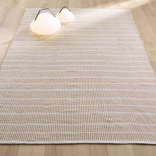 AM.PM LINEAR RECYCLED POLYESTER OUTDOOR RUG. SIZE: 160X230CM. RRP - £235: LOCATION - B4