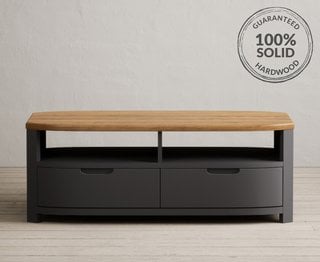 BRADWELL/BRAHMS CHARCOAL 4 DRAWER COFFEE TABLE - RRP £449: LOCATION - D1