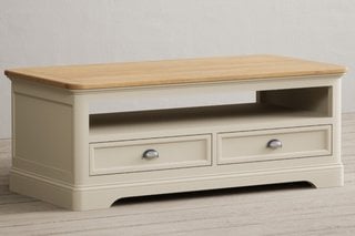 MADLEY/NEWTON/BRIDSTOW CREAM 4 DRAWER COFFEE TABLE - RRP £399: LOCATION - D1