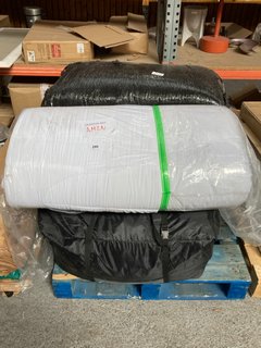 PALLET OF ASSORTED ITEMS TO INCLUDE MEMORY FOAM MATTRESS TOPPER: LOCATION - D7 (KERBSIDE PALLET DELIVERY)