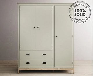 ANCONA TRIPLE WARDROBE - RRP £1099: LOCATION - D1 (KERBSIDE PALLET DELIVERY)