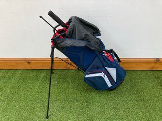 BENROSS GOLF BAG IN RED WHITE & BLUE: LOCATION - C1