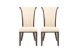 ALPINE/FLARE CREAM DINING CHAIR (PAIRS) - RRP £620: LOCATION - D1