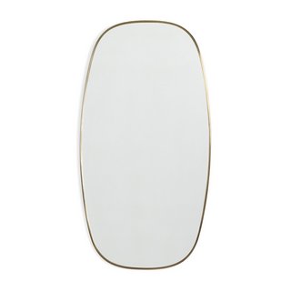 AM.PM CALIGONE 100CM AGED BRASS MIRROR. RRP - £325: LOCATION - C5