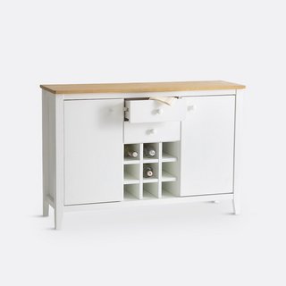 LA REDOUTE INTERIEURS ALVINA PINE KITCHEN SIDEBOARD. RRP - £475: LOCATION - C5