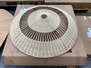 LA REDOUTE ELORA 100CM RATTAN CEILING LIGHT SHADE IN NATURAL: LOCATION - C6