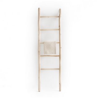 LA REDOUTE INTERIEURS GHADA 5-RUNG LADDER TOWEL RACK. RRP - £130: LOCATION - C6