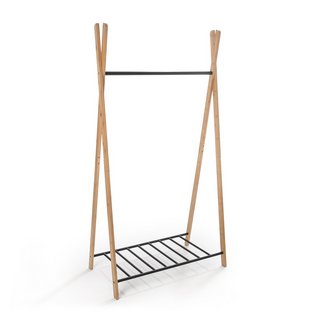 SO'HOME YAKA METAL & BAMBOO HANGING RAIL. RRP - £125: LOCATION - C6