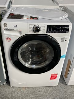 HOOVER 9KG WASHING MACHINE: MODEL H3WPS496TAMB6-80 - RRP £329: LOCATION - A8