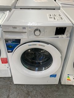 BEKO 9KG FREESTANDING WASHING MACHINE MODEL : BM3WT3941W RRP - £319: LOCATION - A8