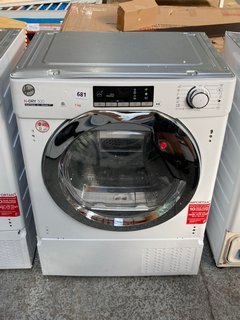 HOOVER 7KG INTEGRATED CONDENSER DRYER: MODEL BATDH7A1TCE-80 - RRP £549: LOCATION - A8