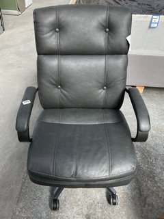 JOHN LEWIS & PARTNERS MAXWELL OFFICE CHAIR IN CHARCOAL RRP - £198: LOCATION - B6