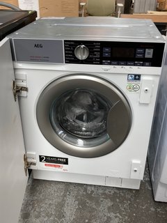 AEG 7000 DUALSENSE 8KG INTEGRATED WASHER DRYER: MODEL L7WC8632BI - RRP £799: LOCATION - B6