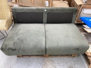 MODESTO 2 SEATER SOFA IN WINTER MOSS: LOCATION - A1