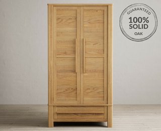 ECLIPSE/WALSHAM OAK DOUBLE WARDROBE - RRP £799: LOCATION - D3