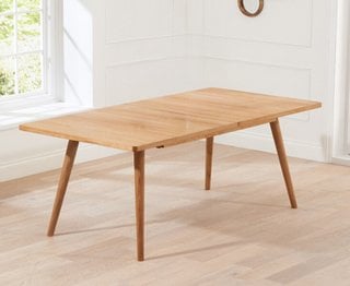 RUBEN/LUIS 150CM OAK DINING TABLE - RRP £749: LOCATION - D3