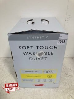 JOHN LEWIS AND PARTNERS SOFT TOUCH WASHABLE DOUBLE DUVET 10.5 TOG: LOCATION - BR1