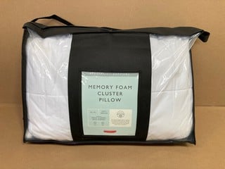 JOHN LEWIS AND PARTNERS MEMORY FOAM CLUSTER PILLOW SOFT/MEDIUM: LOCATION - BR2