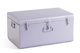 LA REDOUTE INTERIEURS MASA METAL STORAGE TRUNK. RRP - £90: LOCATION - BR1