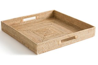 AM.PM RABIA RATTAN TRAY. RRP - £55: LOCATION - BR3