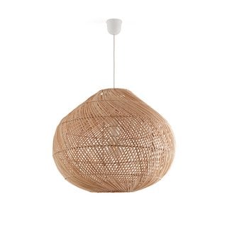 LA REDOUTE INTERIEURS DANIKA 55CM DIAMETER RATTAN CEILING LIGHT. RRP - £125: LOCATION - BR5