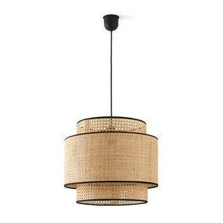 LA REDOUTE INTERIEURS DOLKIE 40CM DIAMETER DOUBLE CEILING LIGHT SHADE. RRP - £170: LOCATION - BR6