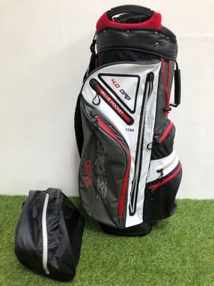 STROMBERG GOLF BAG IN RED WHITE & GREY: LOCATION - CR2