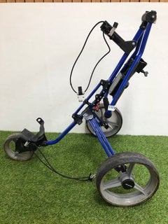 RIFE LIGHTWEIGHT FOLDABLE PUSH ALONG GOLF TROLLY: LOCATION - CR3