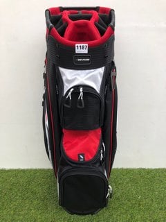 BENROSS GOLF BAG IN RED WHITE & BLACK: LOCATION - CR4