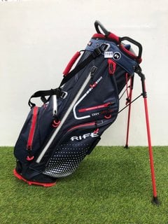 RIFE GOLF BAG IN RED WHITE & BLACK: LOCATION - CR4