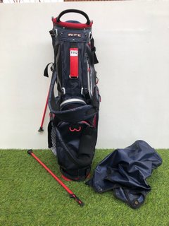 RIFE GOLF BAG IN RED WHITE & BLACK: LOCATION - CR4