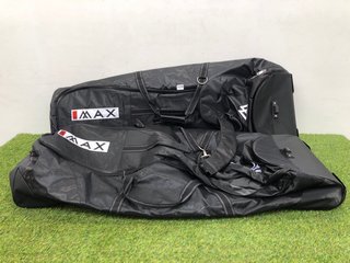 2 X BIG MAX GOLF TRAVEL COVERS IN BLACK: LOCATION - CR7