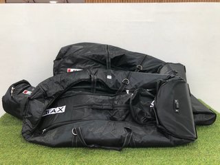 4 X BIG MAX GOLF TRAVEL COVERS IN BLACK: LOCATION - CR8