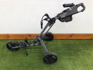 BENROSS SLIDER 3 WHEEL PUSH ALONG GOLF TROLLY: LOCATION - C2