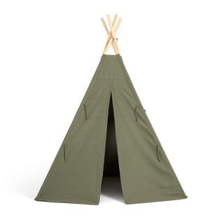 LA REDOUTE INTERIEURS TIPEA CHILD'S CANVAS TEEPEE TENT. RRP - £75: LOCATION - C4