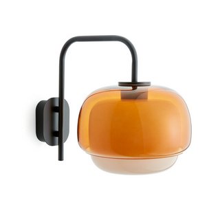 LA REDOUTE INTERIEURS KINOKO COLOURED GLASS AND METAL WALL LIGHT. RRP - £155: LOCATION - C6