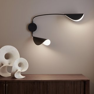 AM.PM FUNAMBULE CONTEMPORARY 2-ARM WALL LIGHT IN METAL. RRP - £140: LOCATION - C6