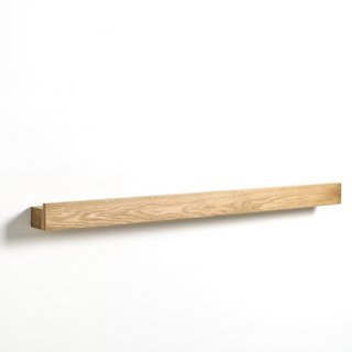 AM.PM DAGANE 100CM OAK PICTURE SHELF. RRP - £170: LOCATION - C6