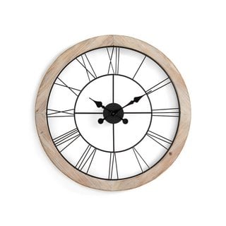 SO'HOME ORA 63.5CM DIAMETER ROUND WALL CLOCK. RRP - £110: LOCATION - C6