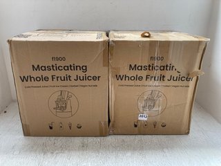 2 X WHOLE FRUIT JUICERS: LOCATION - BR4