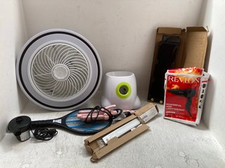 QTY OF ASSORTED ITEMS TO INCLUDE REVLON FAST AND LIGHT HAIRDRYER: LOCATION - BR4