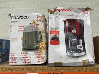 2 X ASSORTED ITEMS TO INCLUDE KENWOOD DUSK COLLECTION KETTLE: LOCATION - BR12