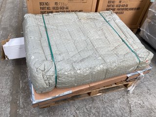 PALLET OF ASSORTED INCOMPLETE ITEMS TO INCLUDE CORONA DOUBLE BED FRAME: LOCATION - B5