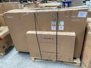 PALLET OF ASSORTED SPARES & REPAIRS TV'S (PCB BOARDS REMOVED): LOCATION - B8 (KERBSIDE PALLET DELIVERY)