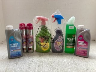 (COLLECTION ONLY) QTY OF ASSORTED LIQUID ITEMS TO INCLUDE BLUE DIAMOND BOWL CLEANER (PLEASE NOTE: 18+YEARS ONLY. ID MAY BE REQUIRED): LOCATION - BR3