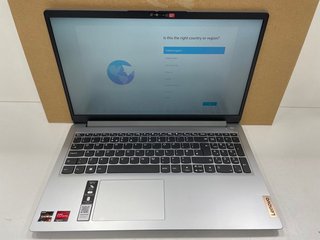 LENOVO IDEAPAD 1 500 GB LAPTOP: MODEL NO 15ADA7 (WITH BOX & CHARGER) AMD RYZEN 3 3250U @ 2.60 GHZ, 20 GB RAM, 15.6" SCREEN, AMD RADEON VEGA 3 GRAPHICS [JPTM122673] THIS PRODUCT IS FULLY FUNCTIONAL AN