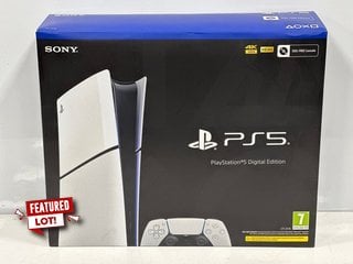 SONY PLAYSTATION 5 (SLIM) DIGITAL EDITION 1 TB GAMES CONSOLE IN WHITE: MODEL NO CFI-2016 (WITH BOX & ALL ACCESSORIES) [JPTM122651] THIS PRODUCT IS FULLY FUNCTIONAL AND IS PART OF OUR PREMIUM TECH AND