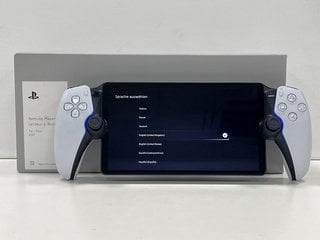 SONY PLAYSTATION PORTAL GAMES CONSOLE (ORIGINAL RRP - £200) IN WHITE: MODEL NO CFI-Y1016 (BOXED WITH USB CABLE, GOOD CONDITION, LIGHT SCRATCHES ON BACK ON SCREEN) [JPTM121714] THIS PRODUCT IS FULLY F