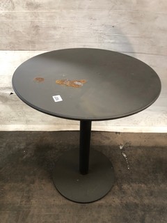 JOHN LEWIS ROUND TABLE BLACK, TO ALSO INCLUDE JOHN LEWIS ANYDAY, BAR STOOL (003323639)